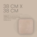 Stuhlkissen Struktur "2er Pack" Beige 38x38x2cm (6er Pack)