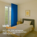 Gardine Blickdicht "Ellen" mit Universalband - 140x245 cm - Blau