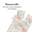 Bettwäsche-Set 2-teilig "Renforce" 135x200/80x80cm Rosina Türkis