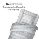 Bettwäsche-Set 2-teilig "Renforce" 135x200/80x80cm ZickZack Grau