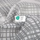 Bettwäsche-Set 2-teilig "Renforce" 135x200/80x80cm ZickZack Grau