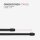 Vitragestangen 2er Pack Schwarz 60 - 90cm + 4er Klebehaken