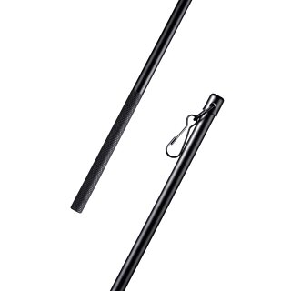 Schleuderstab aus Aluminium Ø9mm Schwarz 100cm