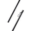 Schleuderstab aus Aluminium Ø9mm Schwarz 125cm