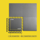 Bodenschutzmatte 52 x 52 x 1,2cm - Grau - 8 Matten (2,16m²)