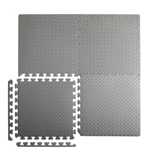 Bodenschutzmatte für Pool Anthrazit - 2,16m² (52x52cm) Extradick