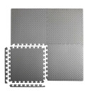 Bodenschutzmatte für Pool Anthrazit - 2,16m² (52x52cm) Extradick