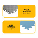 Bodenschutzmatte für Pool Anthrazit - 2,16m² (52x52cm) Extradick