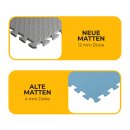 Poolunterlage Bodenschutzmatte extradick Anthrazit 52cm 16er-Pack