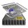 Poolunterlage Bodenschutzmatte extradick Anthrazit 52cm 16er-Pack