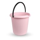 Eimer 5 Liter - Kunststoffbügel Rosa-1er Pack (1...
