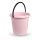 Eimer 5 Liter - Kunststoffbügel Rosa-1er Pack (1 Stück)