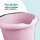 Eimer 5 Liter - Kunststoffbügel Rosa-3er Pack (3 Stück)