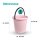Eimer 5 Liter - Kunststoffbügel Rosa-3er Pack (3 Stück)