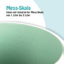 Eimer 5 Liter - Kunststoffbügel Grün-3er Pack (3 Stück)