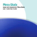 Eimer mit Metallbügel Dunkelblau - 5 Liter - 1er Pack (1 Stück)