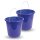 Eimer mit Metallbügel Dunkelblau - 10 Liter - 2er Pack (2 Stück)