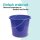 Eimer mit Metallbügel Dunkelblau - 10 Liter - 2er Pack (2 Stück)