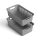 Aufbewahrungskorb Anthrazit 2,0l - 25x16x8 cm - 2er Pack