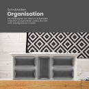 Aufbewahrungskorb Anthrazit 5,0l 30x20 cm 2er Pack