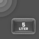 Aufbewahrungskorb Anthrazit 5,0l 30x20 cm 2er Pack