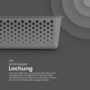 Aufbewahrungskorb Anthrazit 5,0l - 30x20x11 cm - 2er Pack