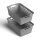 Aufbewahrungskorb Anthrazit 5,0l - 30x20x11 cm - 2er Pack