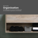 Aufbewahrungskorb Anthrazit 10,0l 37x26 cm 2er Pack