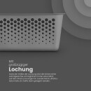 Aufbewahrungskorb Anthrazit 10,0l - 37x26x17 cm - 2er Pack