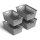 Aufbewahrungskorb Anthrazit 10,0l - 37x26x17 cm - 4er Pack