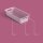 Aufbewahrungskorb Rosa 0,7l 20x10 cm 2er Pack