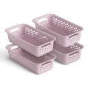 Aufbewahrungskorb Rosa 0,7l - 20x10x5 cm - 4er Pack