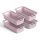 Aufbewahrungskorb Rosa 0,7l - 20x10x5 cm - 4er Pack