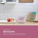 Aufbewahrungskorb Rosa 5,0l - 30x20x11 cm - 4er Pack