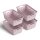 Aufbewahrungskorb Rosa 5,0l - 30x20x11 cm - 4er Pack
