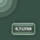 Aufbewahrungskorb Grün 0,7l 20x10 cm 1er Pack