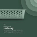 Aufbewahrungskorb 0,7L - Grün - 20x10cm (4 Stück)
