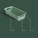 Aufbewahrungskorb Grün 0,7l - 20x10x5 cm - 4er Pack