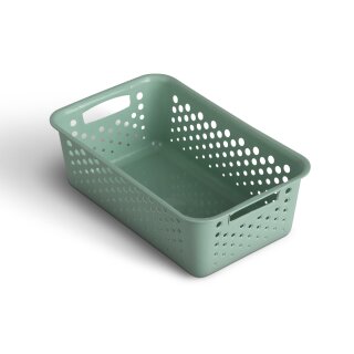 Aufbewahrungskorb Grün 2,0l - 25x16x8 cm - 1er Pack