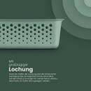 Aufbewahrungskorb Grün 2,0l - 25x16x8 cm - 2er Pack