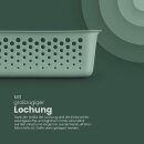 Aufbewahrungskorb Grün 2,0l - 25x16x8 cm - 4er Pack