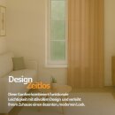 Gardine Blickdicht "Ellen" mit Universalband - 140x245 cm - Hellbraun