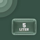 Aufbewahrungskorb Grün 5,0l 30x20 cm 4er Pack