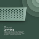 Aufbewahrungskorb Grün 5,0l - 30x20x11 cm - 4er Pack