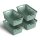 Aufbewahrungskorb Grün 5,0l - 30x20x11 cm - 4er Pack