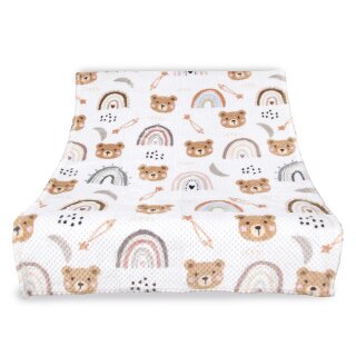 Kuscheldecke für Kinder samtweich 85x120 cm Bär