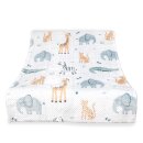 Kuscheldecke für Kinder samtweich 85x120 cm Safari