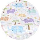 Kuscheldecke für Kinder samtweich 85x120 cm Elefant