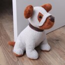 Türstopper Hund Braun/Grau 25x20cm