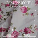 Bettwäsche-Set 2-teilig Mikrofaser 135x200/80x80cm